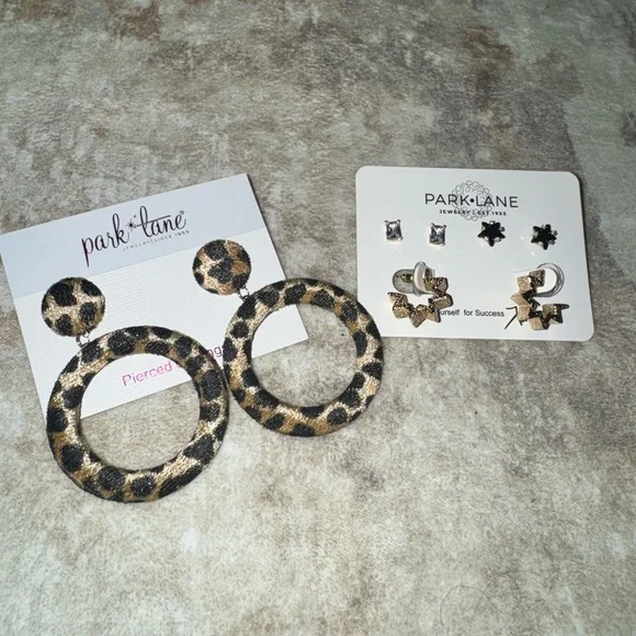 Park Lane Bundle Leopard Spottie & MerryGlow Earrings Set - Picture 1 of 5